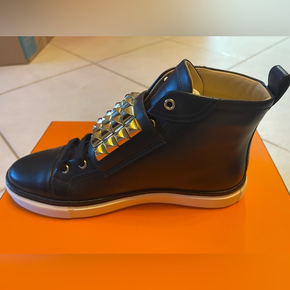 Hermes Women Stud High Top Sneakers - Picture 5 of 10